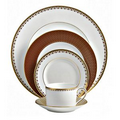 Waterford Lismore Diamond Cinnabar Five Piece Place Setting